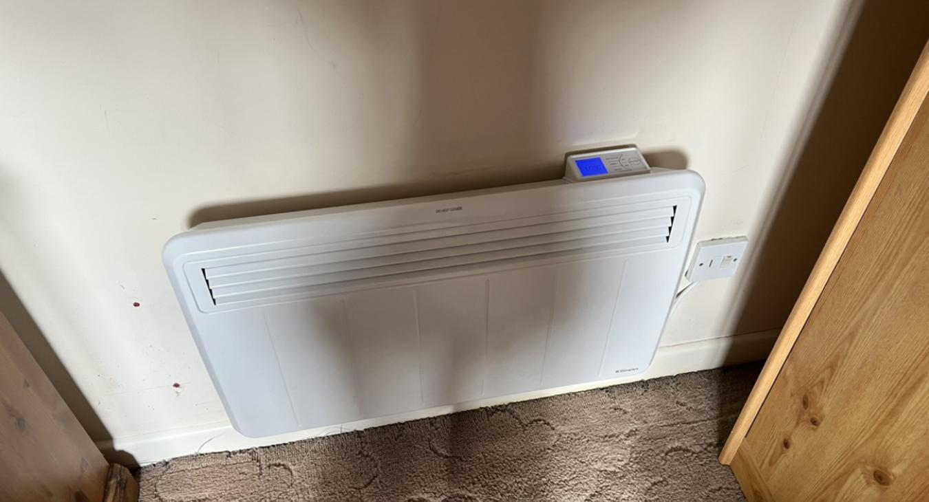 Electric heater installation in Newton Abbot