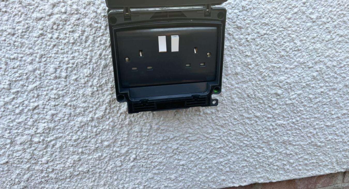 Outdoor lighting & socket installation in Newton Abbot